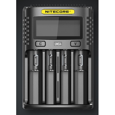 『視界』台灣出貨 Nitecore UMS4 四槽18650系列鋰電池 USB行動電源充電器