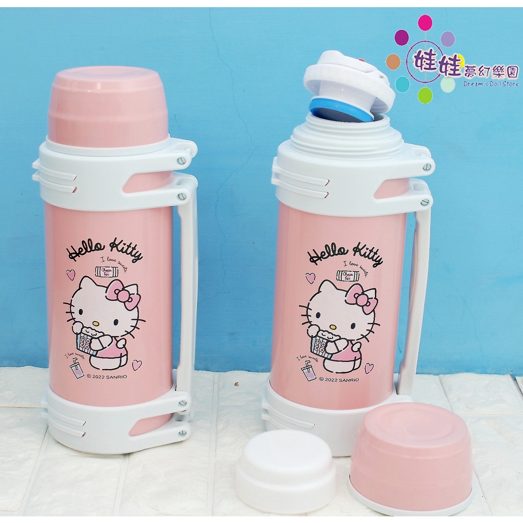 Hello Kitty不鏽鋼保溫瓶 kitty保溫瓶 2000ml kitty保溫壺 大容量 不鏽鋼保溫瓶 保冷瓶