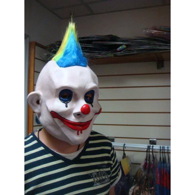 萬聖節面具,年終尾牙,可愛,恐怖,搞笑面具/邪惡小丑/龐克小丑面具