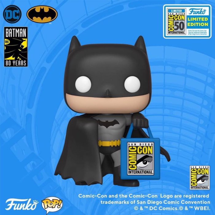 Artlife ㊁ FUNKO POP VINYL BATMAN BAG DC SDCC 2019 蝙蝠俠 限定品