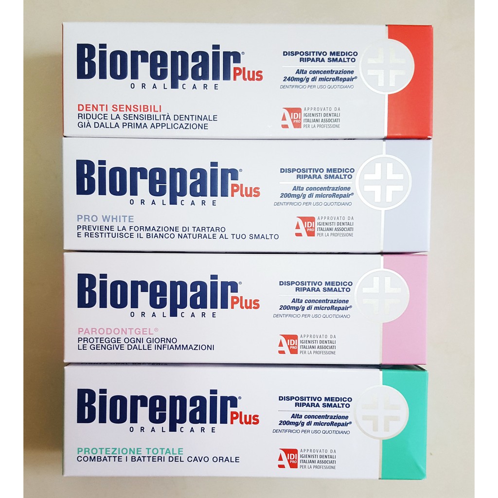 義大利🇮🇹Biorepair Plus 牙膏 75ml 共四款 義大利老牌牙膏 NG