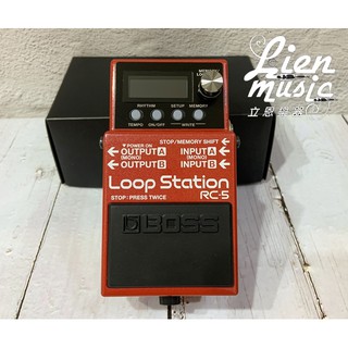 『立恩樂器 效果器專賣』 經銷商含發票 BOSS RC-5 Loop Station 循環機 鼓機 節奏機 RC5