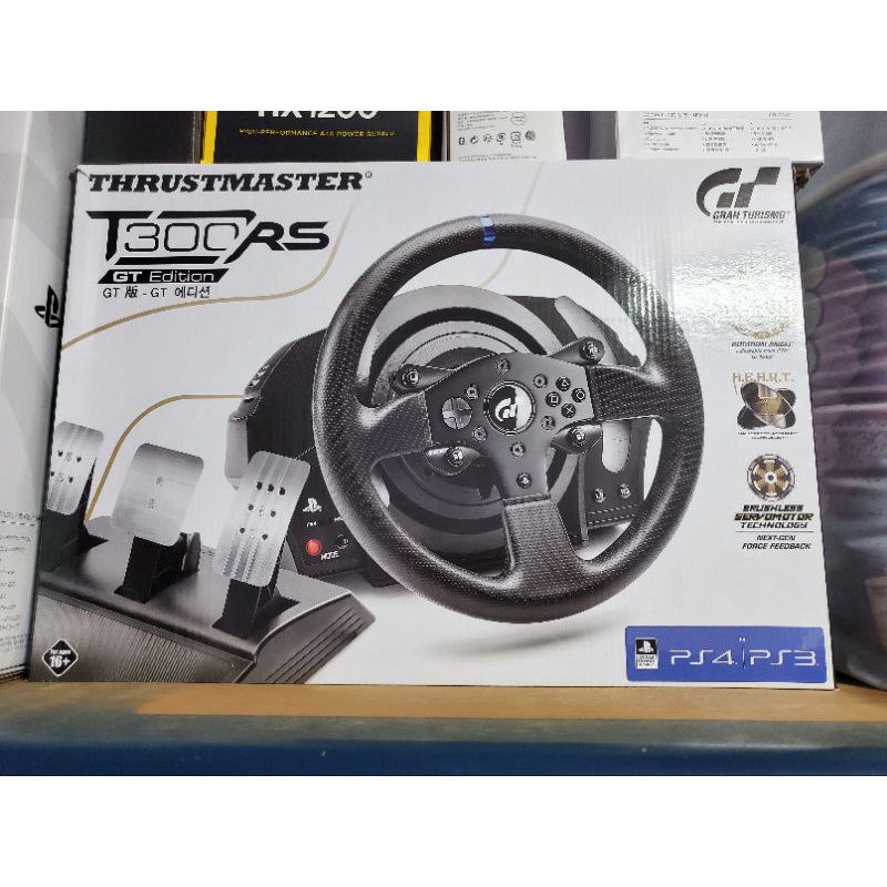 THRUSTMASTER 圖馬思特 T300 RS GT特仕版 力回饋方向盤金屬三踏板組(GT/PS4官方授權)