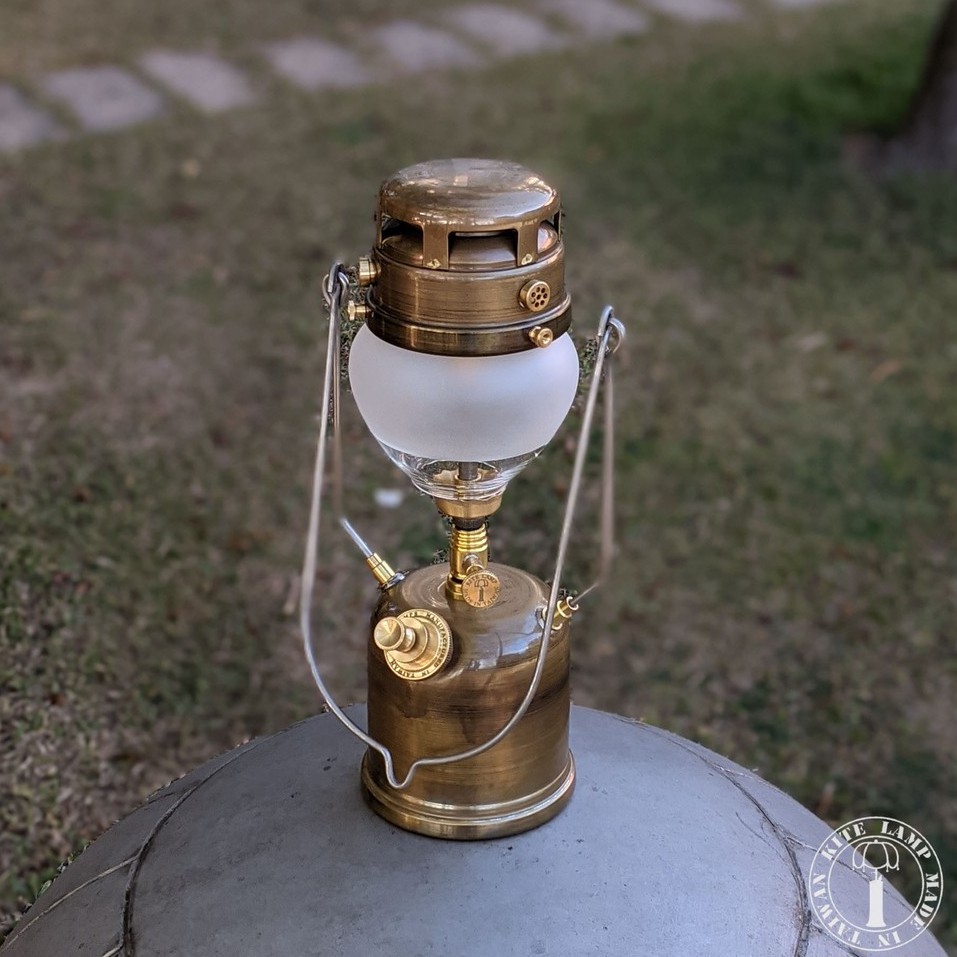 KiteLamp K410 台灣汽化燈 Tilley 復古黃銅色 台灣製作 煤油燈 汽化燈 煤油汽化燈