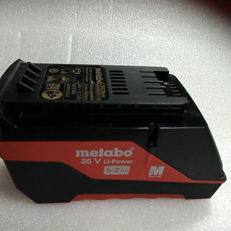 [特價]METABO德國大廠美達寶電動工具機36V 5.2AH鋰電池