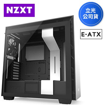 NZXT 美商恩傑 H710 全透側電腦機殼 (白黑/黑黑)