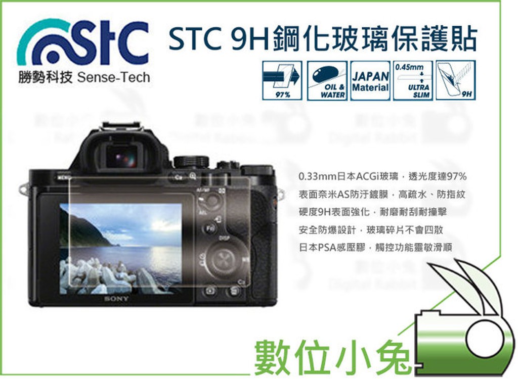 數位小兔【STC 玻璃 螢幕保護貼】鋼化光學 RX100 M2 RX100M3 M4