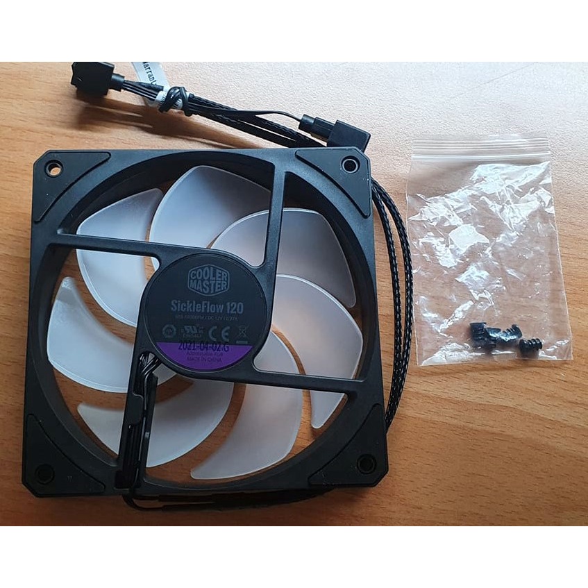 Cooler Master SickleFlow 120 ARGB 黑色ARGB12公分風扇 無盒散裝 $160/個