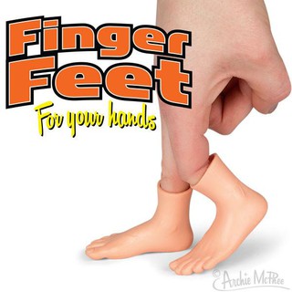 美國玩具品牌Archie McPhee 趣味小腳指套 Finger Feet🦶可挑款 設計雜貨|裝飾擺件|萬聖節