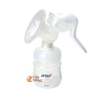 AVENT 新安怡輕乳感PP手動吸乳器SCF330/20(英國製)贈黃色小鴨母乳袋 180MLx10枚