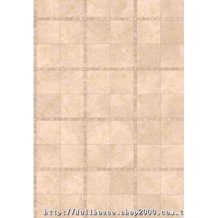 【袖珍屋】(多款)石紋/木紋拼花地板紙(背膠)模型專用