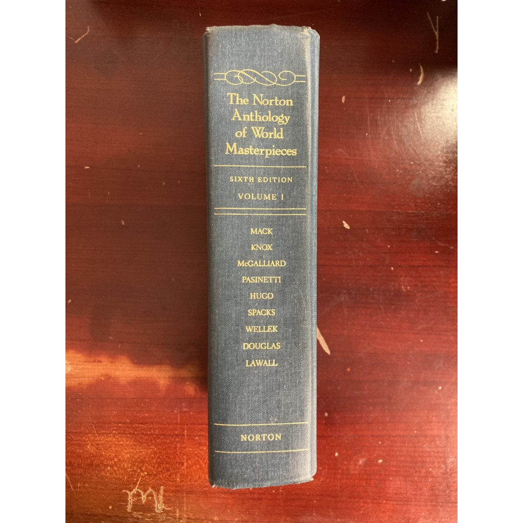 〖英文舊書〗文學選集 Norton Anthology of World Masterpieces Vol.1