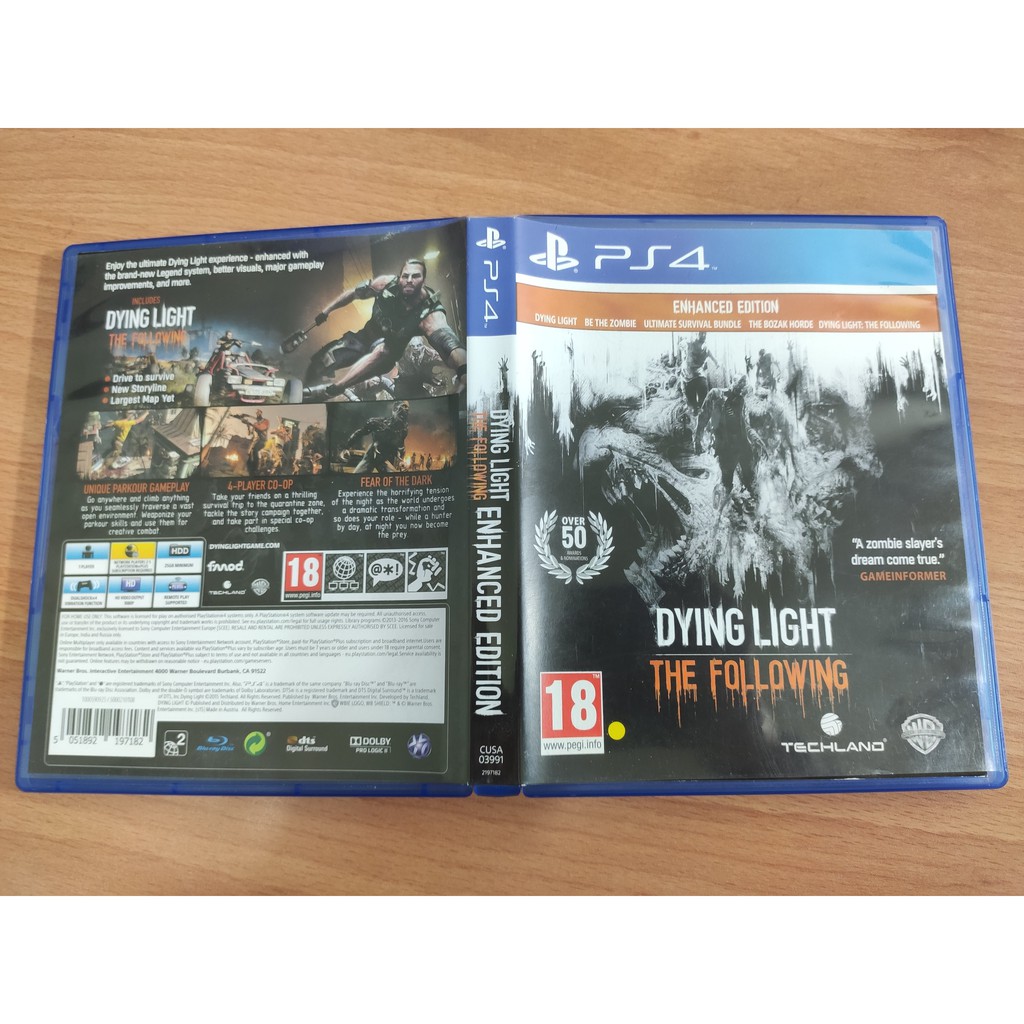 PS4 垂死之光 中文版 強化版 含信徒DLC 消逝的光芒