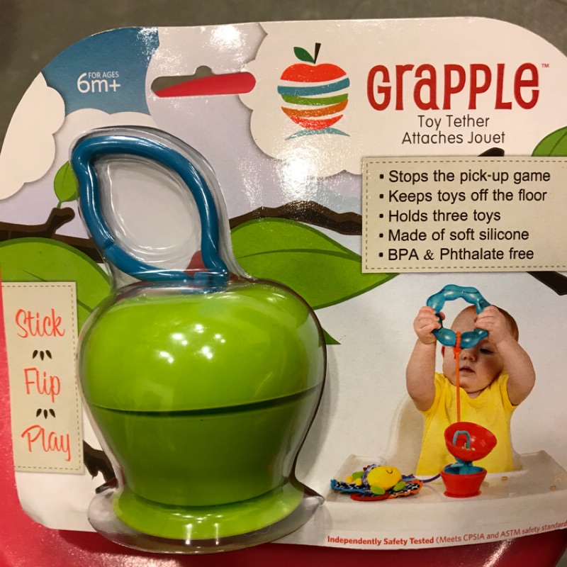 美國Grapple餐椅蘋果吸盤玩具（奇摩商城公司貨）2手