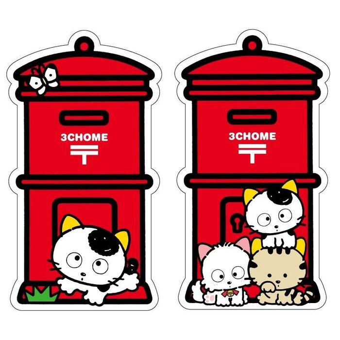 日本郵便局2018三麗鷗誕生35周年限定明信片-Tama＆Friends(日本製)