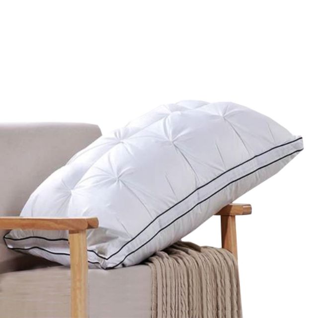 AGAPE亞加．貝《珍珠立體羽絲絨枕》100%純棉表布 超Q彈透氣 柔軟舒適(百貨專櫃同款)