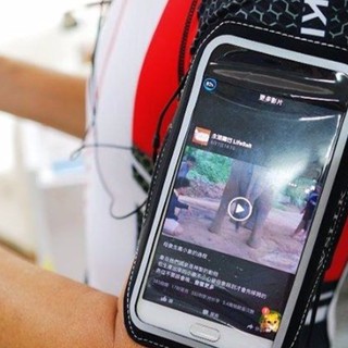 IPHONE 6PLUS 運動單車跑步專用彈性多功能手臂包[5.8吋內可用]