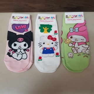 Hello Kitty 美樂蒂 庫洛米 韓國製 襪子