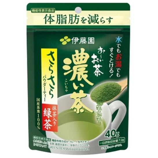 👍🏼現貨到-日本伊藤園100%日本茶濃抹茶綠茶粉-40g