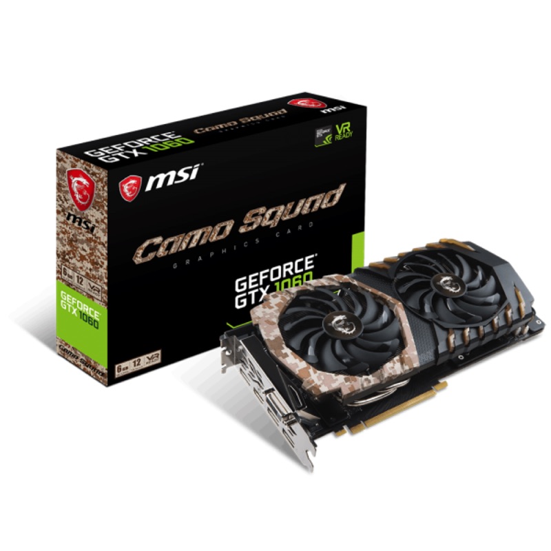 msi GeForce-GTX-1060-Camo-Squad 6g