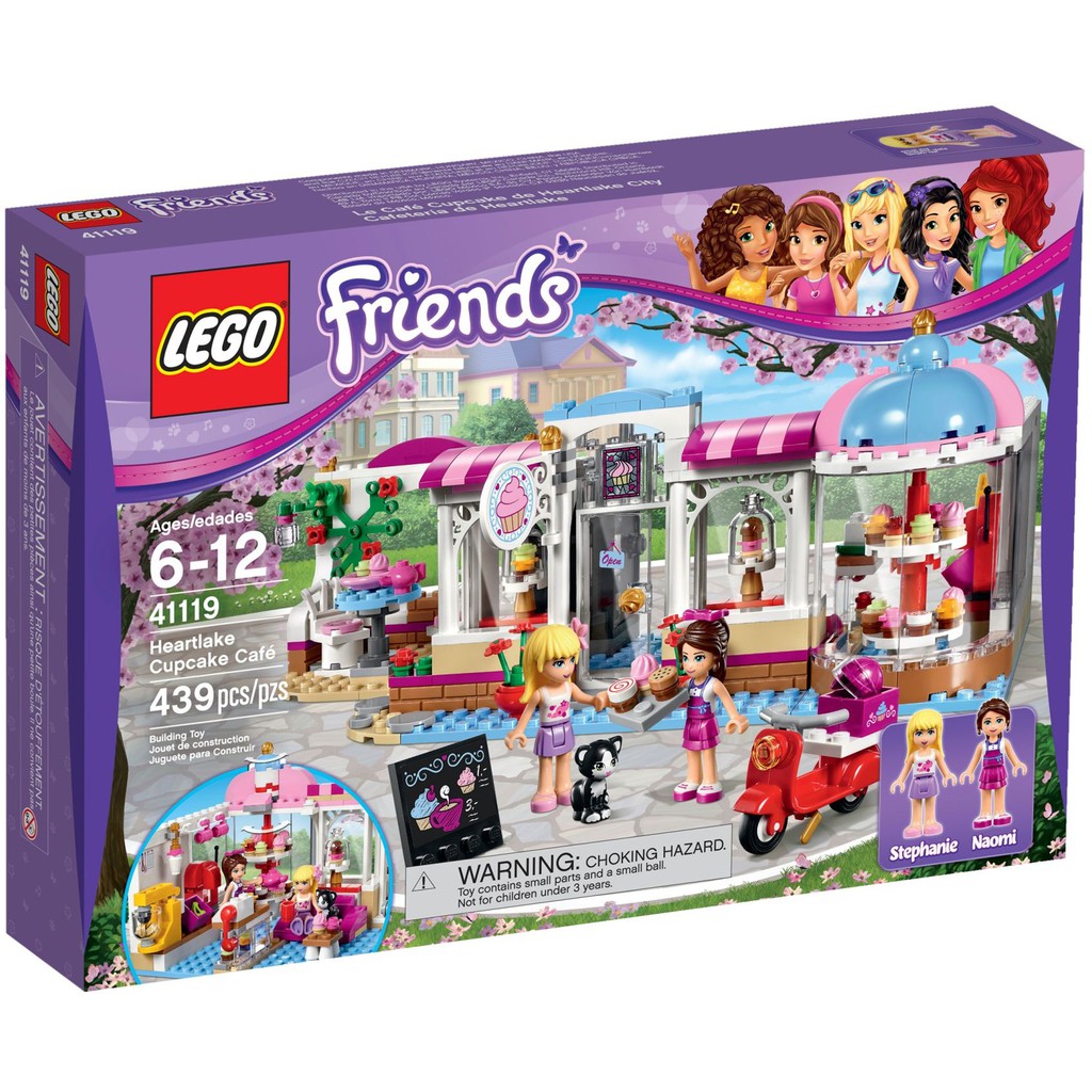 高雄宅媽 樂高積木 Lego 心湖城杯子蛋糕咖啡屋脫膠 蝦皮購物