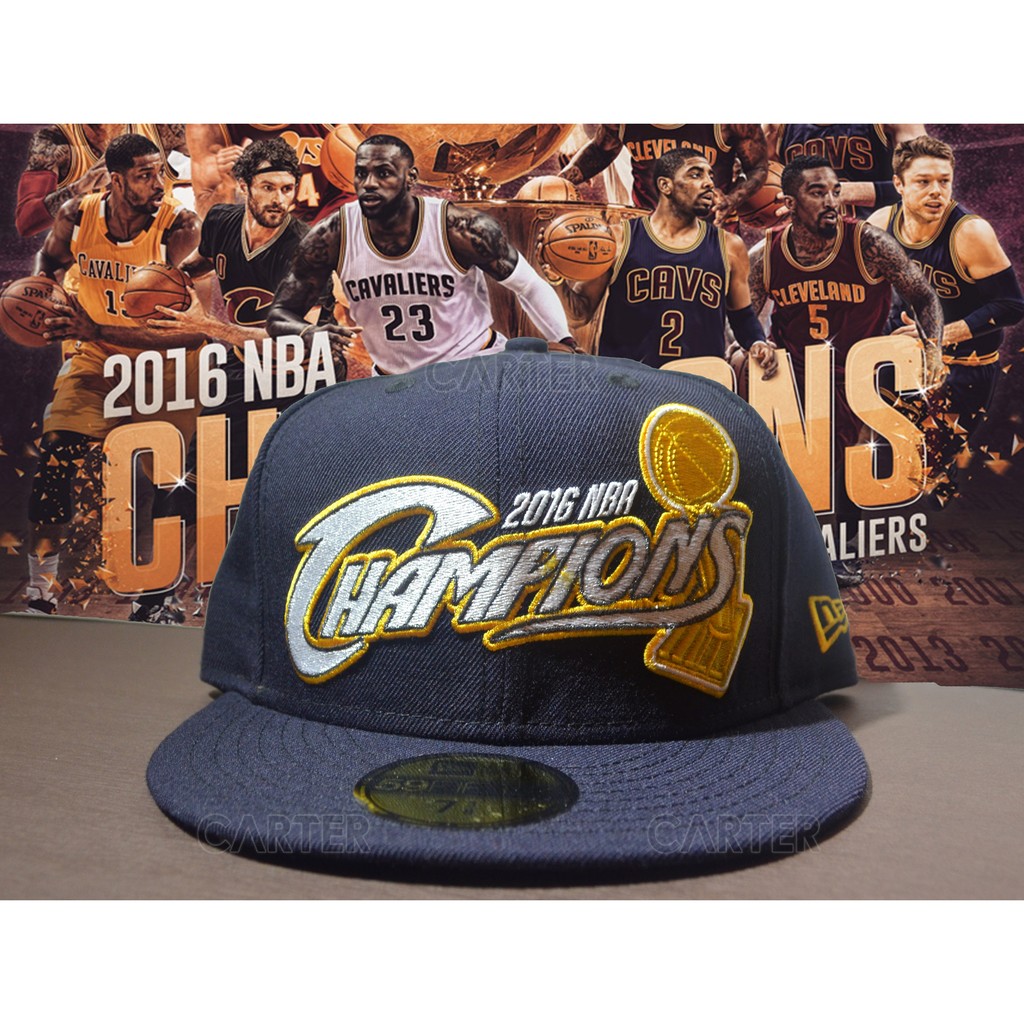 *特價* New Era x NBA Cleveland Cavaliers 2016 騎士隊深藍冠軍全封帽