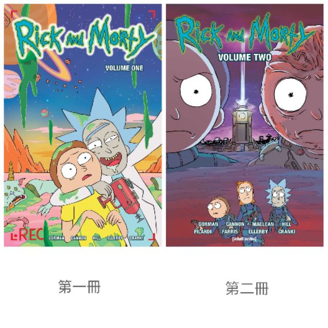 Rick and Morty 瑞克和莫蒂 漫畫 英文原版 正傳 外傳