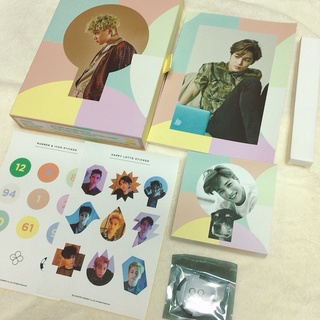 EXO KAI 鍾仁 Happy Lotto Box 官方 周邊 便條紙 便利貼 原子筆 筆記本 貼紙 本子 籌碼 盒子