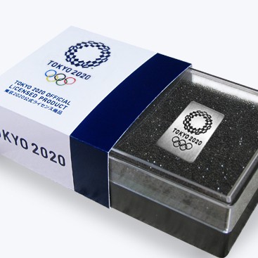 東京奧運 銀色紀念徽章 盒裝 東奧 紀念品週邊官方商品 預估商品到貨需3週