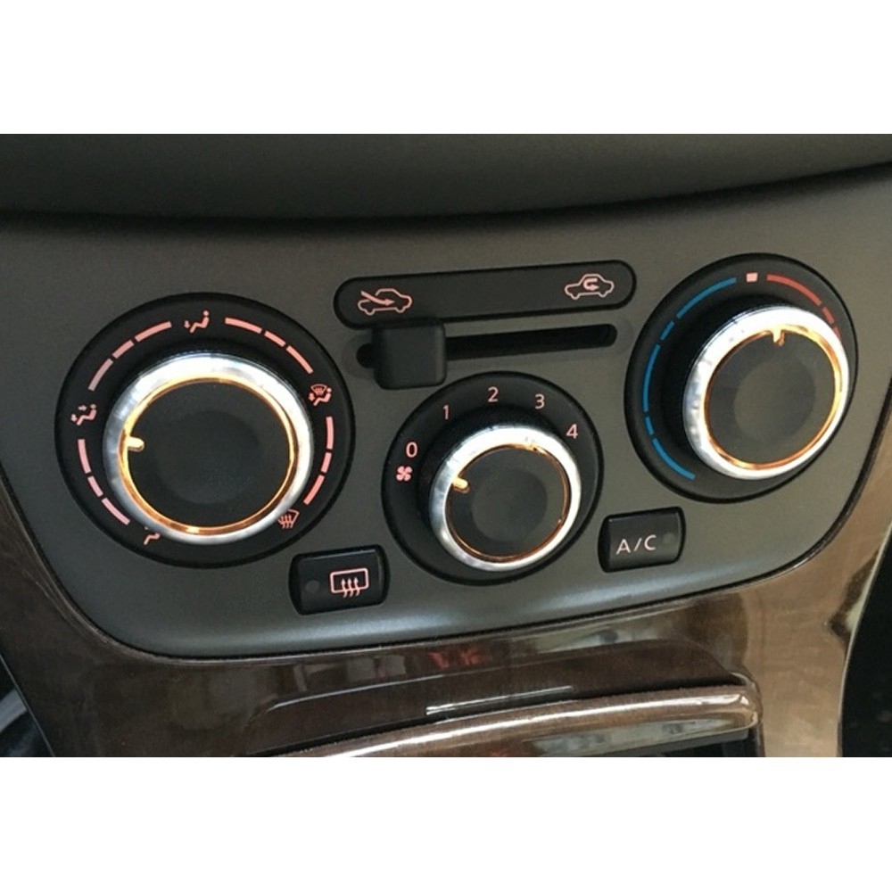 3件 套汽車造型空氣加熱控制開關旋鈕ac旋鈕用於日產騏達 蝦皮購物