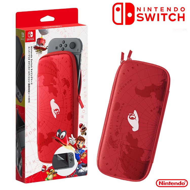 原廠 任天堂 Nintendo Switch NS 瑪利歐奧德賽 特製 主機包 (內含保護貼)