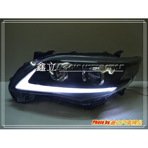 ※ 鑫立汽車精品 ※ ALTIS 11-13 10.5代 仿 IS250 LED 光柱 R8 魚眼大燈