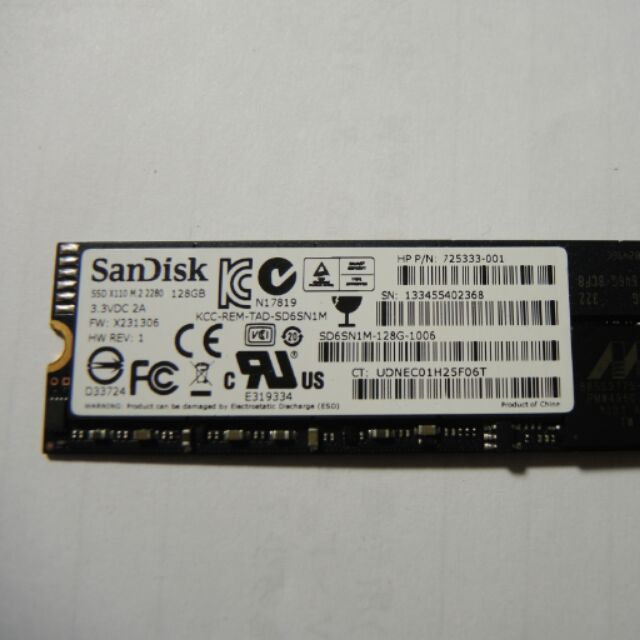 SanDisk x110 128g ssd