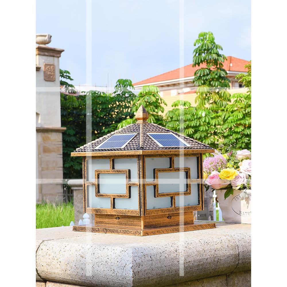 10月上新太陽能戶外庭院燈防水室外門柱燈花園別墅大門圍牆柱頭燈家用超亮防水性能高 蝦皮購物