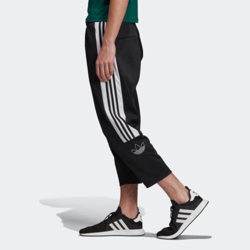 Adidas男7分褲，也適合女生寬褲（FK9999）二手