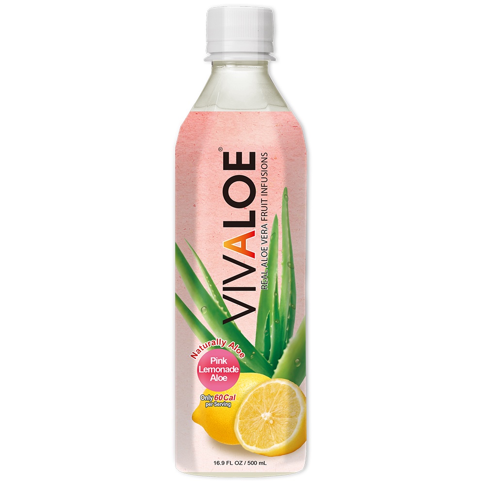 VIVALOE纖薈粉紅檸檬蘆薈綜合果汁飲料/ 500ml　eslite誠品