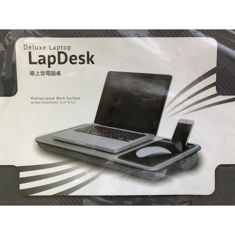 全新 LapDesk 膝上型電腦 筆電桌 膝上桌 碳纖維膜沙發墊電腦桌 懶人電腦桌