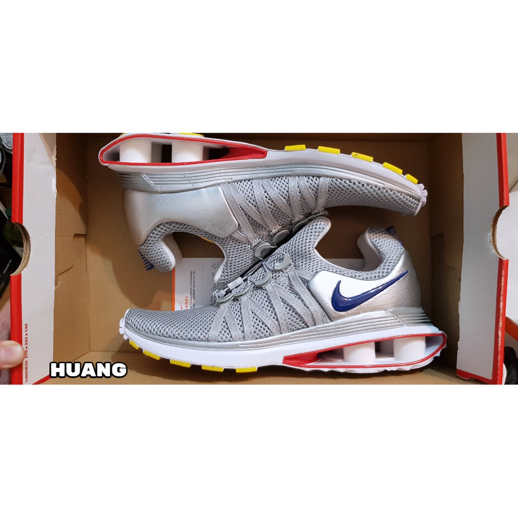 Nike Shox Gravity Metallic Silver 多功能彈簧鞋 金屬銀 新注入Q彈泡綿中底 US9