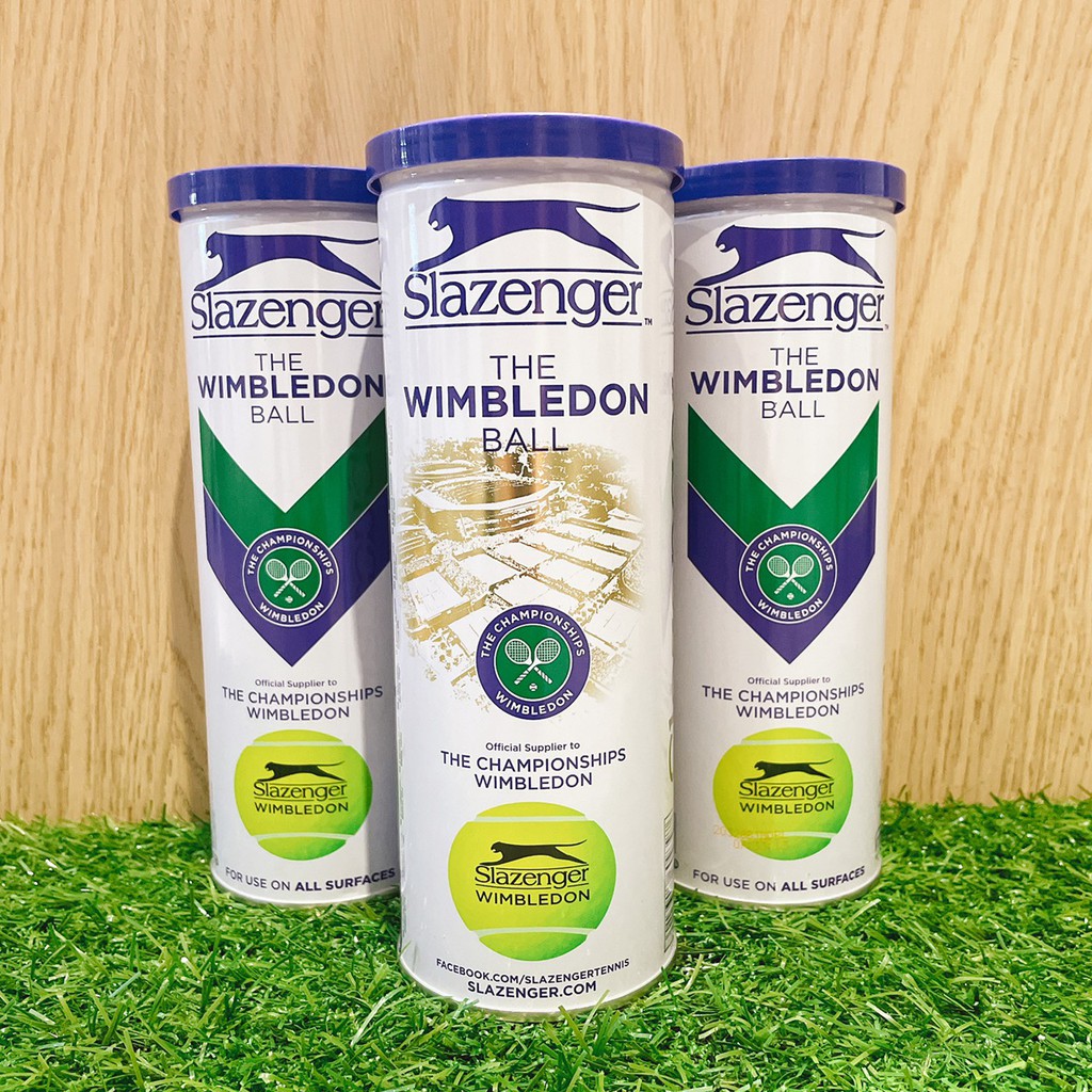 《奧神體育》SLAZENGER 網球 Wimbledon Ball 溫布頓比賽球 2021最新包裝 (3入/筒)