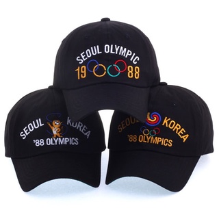 1988 年首爾奧運會國旗 Hodori 吉祥物棒球帽 Kpop 時尚帽子街頭配飾 Idol Bigbang Gdrag