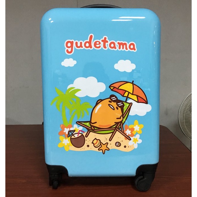 【全國2手家具館】gudetama蛋黃哥20吋行李箱/旅行箱/旅遊用品/輕旅行/戶外休閒用具/二手家具/二手行李箱