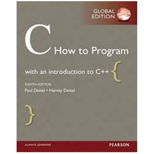 C How to Program 8/e PNIE Deitel 9781292110974