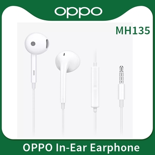OPPO耳機 MH135 入耳式音樂耳機 有線耳機 3.5mm 適用於FIND X R17 Pro Reno 3.5mm