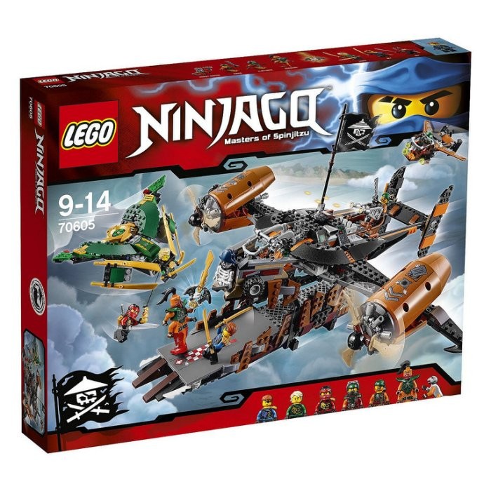 【周周GO】  樂高 LEGO 70605 NINJAGO 旋風忍者 闇黑堡壘號