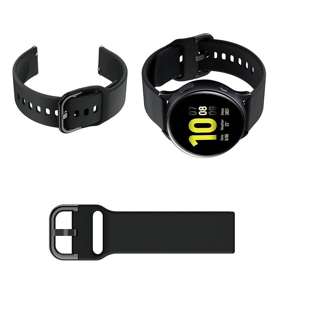 【穿扣平滑錶帶】Garmin Venu 2 Plus 錶帶寬度 20mm 智慧手錶 矽膠 運動腕帶