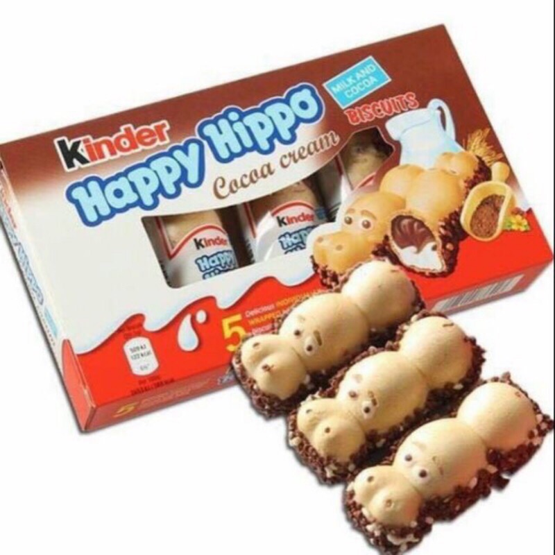 預購～Kinder Happy Hippo健達開心河馬巧克力（黑/白）