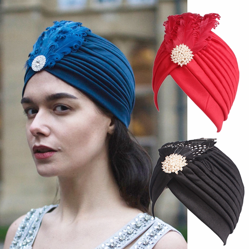 新款復古頭巾純棉圍巾貴族帽子女士帽子印度帽 蝦皮購物