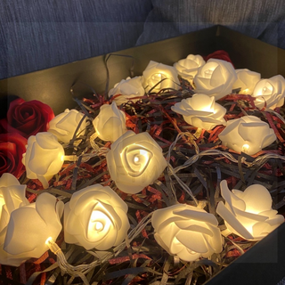 【GIFTME5臺灣24H出貨】玫瑰花燈禮物盒 多款緞帶禮盒 LED玫瑰花燈禮盒 情人節禮物 紀念日禮物 生日禮物