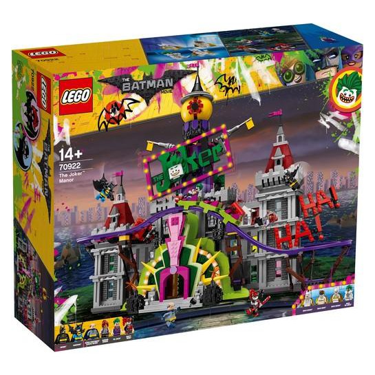 ［想樂］全新 樂高 Lego 70922 樂高蝙蝠俠 小丑樂園 Joker 偉恩莊園 雲霄飛車