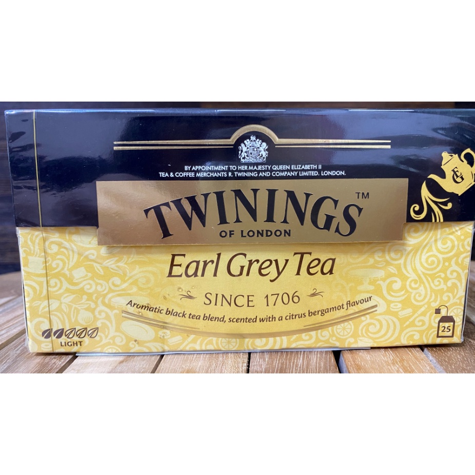 【Twinings唐寧茶】皇家伯爵茶包 EARL GREY TEA (2g*25入/盒)